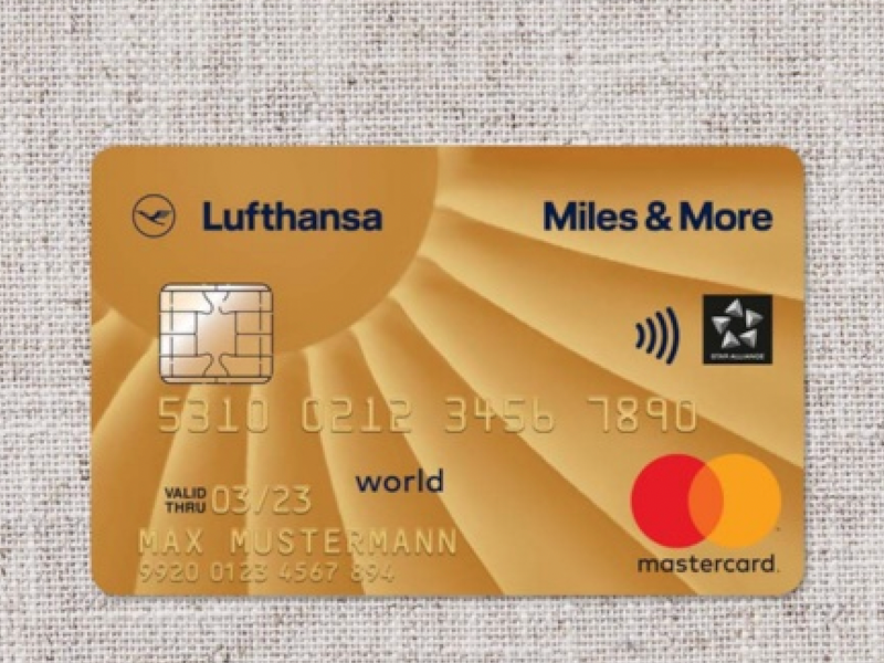 Miles & More Kreditkarte Gold von Lufthansa